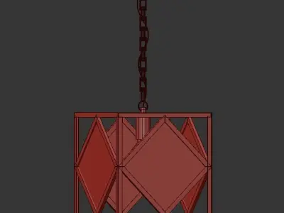 Ake Single Light Pendant 3D model