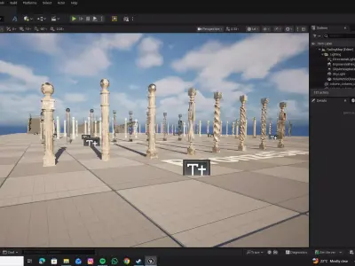 Railing Column 3D model
