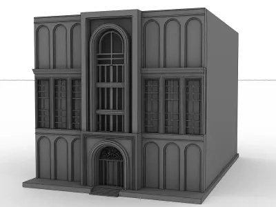 Modern Facade 3D model