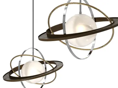 Planetary Ceiling Lamp 3D model