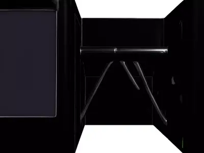 Modern Security Turnstile Gate System Low-poly 3D model