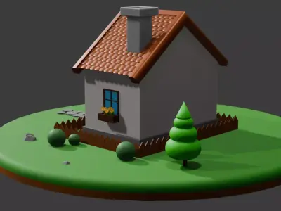 MiniHouse Free 3D model