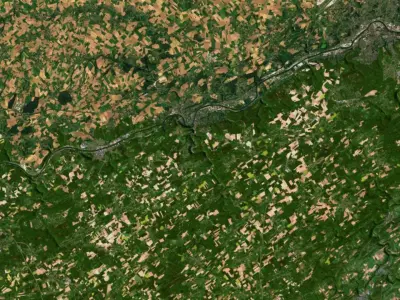 Belgium Terrain 3D Map 3D model