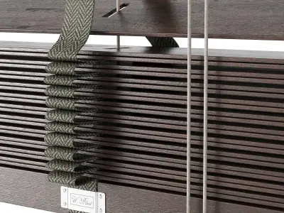 Wooden Blinds Set 16 3D model