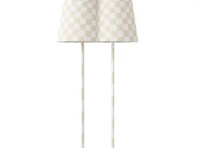 Nuptial Floor Lamp Low-poly 3D model