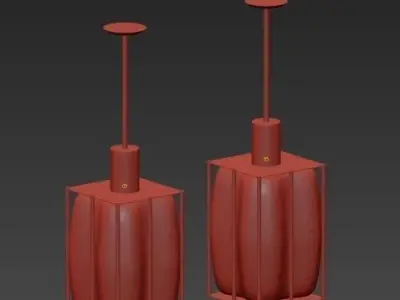 Stained glass ceiling 3D model