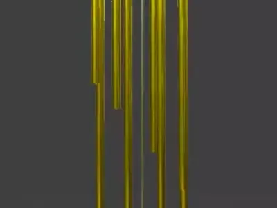 Wind Chimes Low-poly 3D model Low-poly 3D model