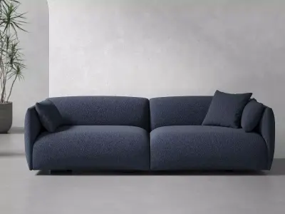 Origami 2 Seater Sofa 3D model