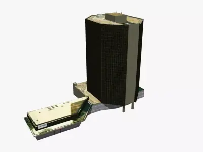 133 Mary Street Low-poly 3D model