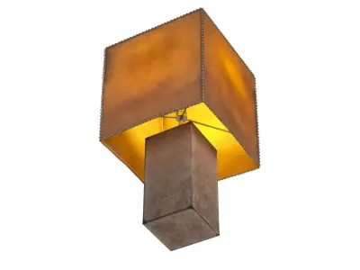 Rustic Minimalist Table Lamp 3D model