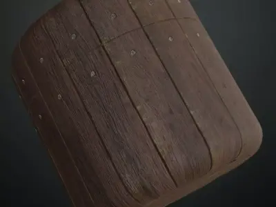 Aged Dark Oak Vertical Planks PBR Texture purchase