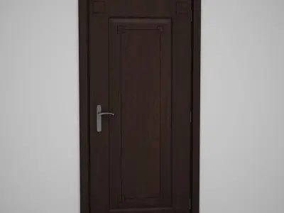 CGAxis Door 3D model 16