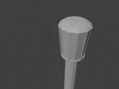 Street light 3D model 2