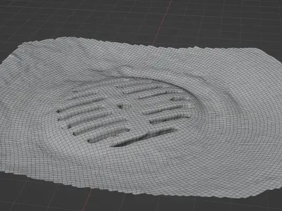 City Street Scan Pack 3D model