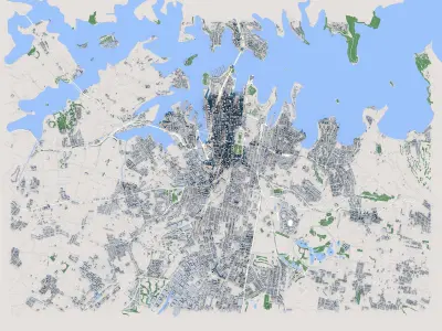 Sydney City Australia 3D model