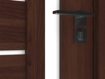 Interior doors Modern Bianca 3D model