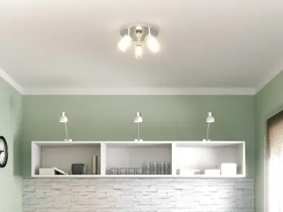 Ceiling Lamp 3 Spot 3D model