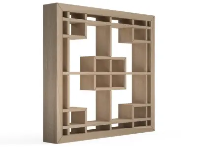 Tanojikuzushi art deco window frame - benjamin moore 3D print model