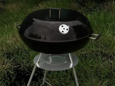BBQ Grill 3D model 3D model