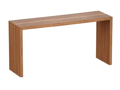 Montana 60x18 Live Edge Console Table Crate and Barrel 3D model