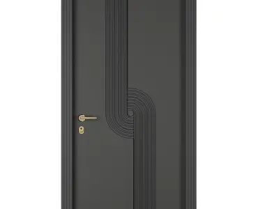 Entrance door set237 3D model