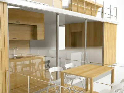 House on water  3D model