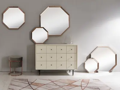 mounted vanity mirror 3D model