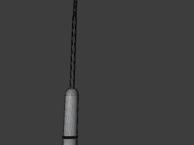 desk lamp Low-poly 3D model