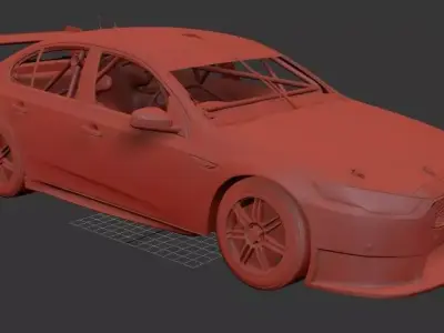 F Falcon Mk7f FG V8 Supercars 2015 3D print model