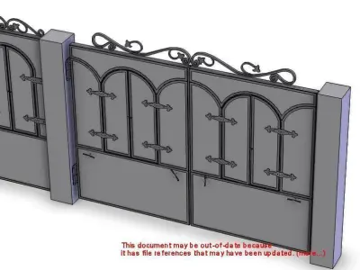 Majestic Gate 3D model