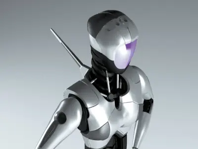 Female Robot 2 - FR02 3D print model