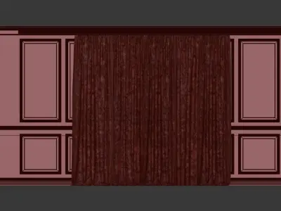 Curtain Set 230 3D model