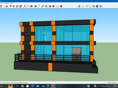 simple building  3D model