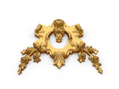 Classic carved decor ornament 470 3D print model purchase