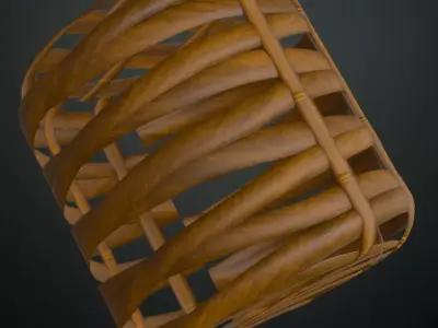 Diamond-Cut Cedar Shingle Siding PBR Seamless Texture