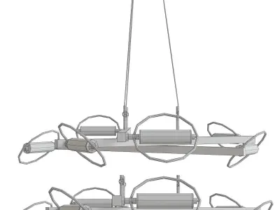 ET2 Lighting E24788-BKPC Gyro II Pendant low poly 3d model Low-poly 3D model