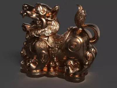 Chinese Zodiac Beast Figure  3D model