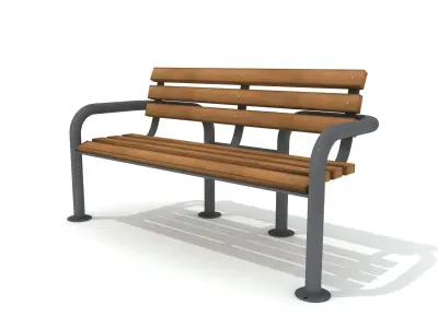 Outdoor Design Bench 10 3D model