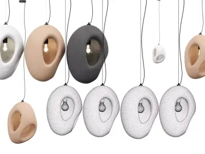 Modern Creative Pendant Light 3D model