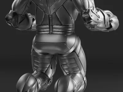 Soldier Robot Character  3D model