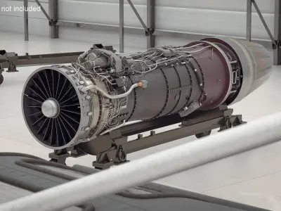  Russian Fifth Gen Fighter Jet Engine 177S 