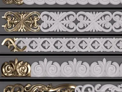 Trim Ornament 06 3D model