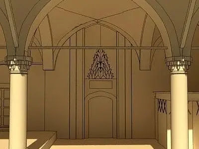 Mevlana Mosque 3D model