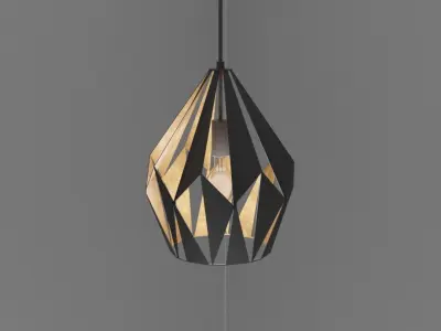 Pendant Ceiling Light P703 Low-poly 3D model