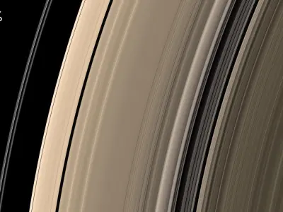 Ultra-High Definition Saturns Rings Texture 3D model