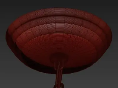 Sciolari Brass Chandelier 3D model