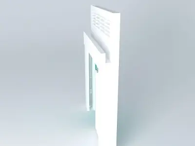 Main door for flat 3D model