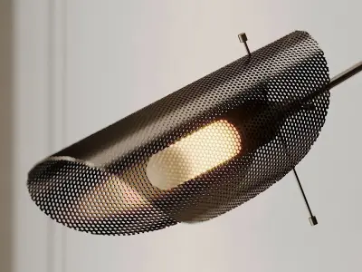 Tulle 2 Wall Lamp in Bronze by Blueprint Lighting 3D model