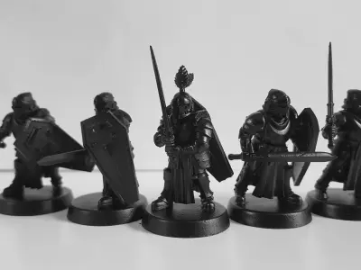 Feudal Guard Crusaders 3D print model