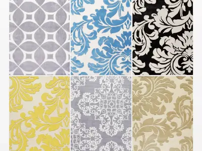 Carpet collection 12 3D model